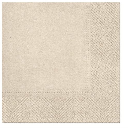 3-Ply Quality Craft ECO Biodegradable Paper Napkins Serviettes 33cm x 33cm (Pack of 20)