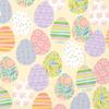 Boston International IHR 3-Ply Paper Napkins, 20-Count Lunch Size, Eggstra Eggs Cream view 1