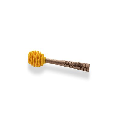 Prepara Honey Dipper, 6.4x1.4x0.6in, Yellow