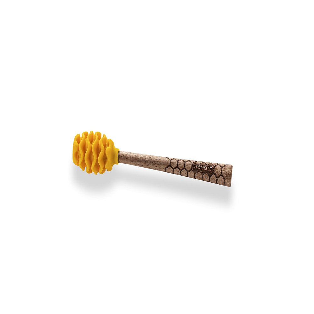 Prepara Honey Dipper, 6.4x1.4x0.6in, Yellow