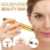 2-in-1 Beauty Bar, Golden Pulse Face Massager Electric 3D Roller and T Shape Facial Massager, Anti Aging Face Lift Massage Stick Beauty Skin Care Tool Gift Set for Women Skin Tightening Anti Wrinkles view 3