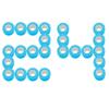Self Adhesive Bandage Wrap-MINGYUE Athletic Sports Tape[24 Rolls-1"x5Yards]Wrist and Ankle Wrap Tape,Cohesive Bandage for Vet Wrap(Light Blue) view 1