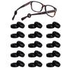 Silicone Eyeglasses Temple Tips Sleeve Retainer Elastic Comfort Anti-Slip Round Glasses Retainers Eyeglasses Ear Hooks for Reading Glasses Sunglasses Eyewear (15pairs, Black) view 1