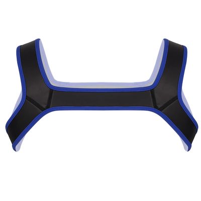 Runhomal Men's Neoprene Custom Harness Shoulder Support Brace Gym Sport Muscles Protector Clubwear Blue L