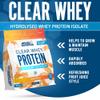 Applied Nutrition Clear Whey Isolate - Whey Protein Isolate, Refreshing High Protein Powder, Fruit Juice Style Flavours (Grapefruit) (875g - 35 Servings) view 3