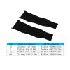 1 Pair Compression Stockings for Men and Women, 23-32 mmHg Pregnancy Support Open Toe Thigh High Compression Socks Full Leg Sleeve for Varicose Veins Treatment (Black - M) view 4