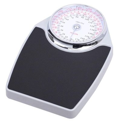 BGHHV Scales for Body Weight Analog, Mechanical Scale Mechanical Rotating Dial Scale with Sturdy Non-Slip Platform, No Buttons/Batteries