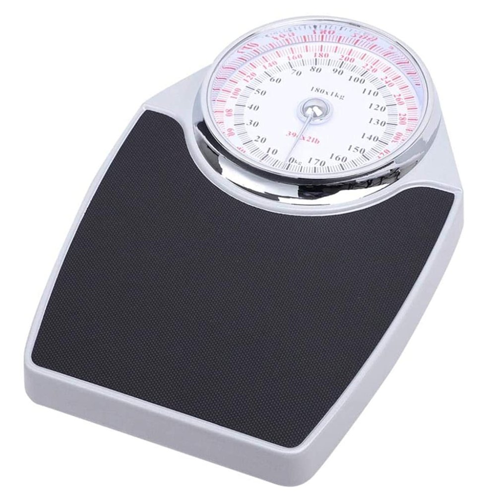 BGHHV Scales for Body Weight Analog, Mechanical Scale Mechanical Rotating Dial Scale with Sturdy Non-Slip Platform, No Buttons/Batteries
