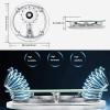BGHHV Scales for Body Weight Stones And Pounds, Scales for Body Weight Analog with Non-Slip Tempered Glass, Up To 264 Lbs(120Kg), Easy To Read, Battery Free view 3