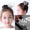 Mini Crown Cake Topper Tiara Small Cupcakes Crown for Baby Shower Birthday Wedding Christmas Princess Theme Party Decorations Newborn Photo Prop Silver view 3