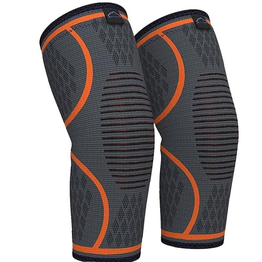 2 Pack Knee Sleeve | Knee Brace for Men & Women | Knee Support for Running, Basketball, Weightlifting, Gym, Workout, Sports