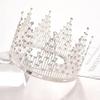 Crown Cake Topper Tiara Hair Ornament Birthday Party Supplies for Centerpieces Wedding Princess Queen Birthday Cake Decoration Silver view 4