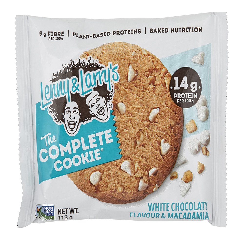 Lenny & Larry's White Chocolatey Macadamia The Complete Cookie, 113g, Pack of 12