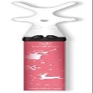 idi Toothbat - Festival-Kid Floss Holder (Red/Green)-Patented Design Awards Winning Product, Easy, Comfort & Effective, Works Perfectly with Reach Waxed Nylon Floss