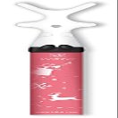 idi Toothbat - Festival-Kid Floss Holder (Red/Green)-Patented Design Awards Winning Product, Easy, Comfort & Effective, Works Perfectly with Reach Waxed Nylon Floss