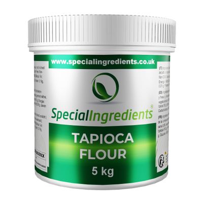 Tapioca Flour/Tapioca Starch 5kg Premium Quality, Non-GMO, Gluten Free  Recyclable Container