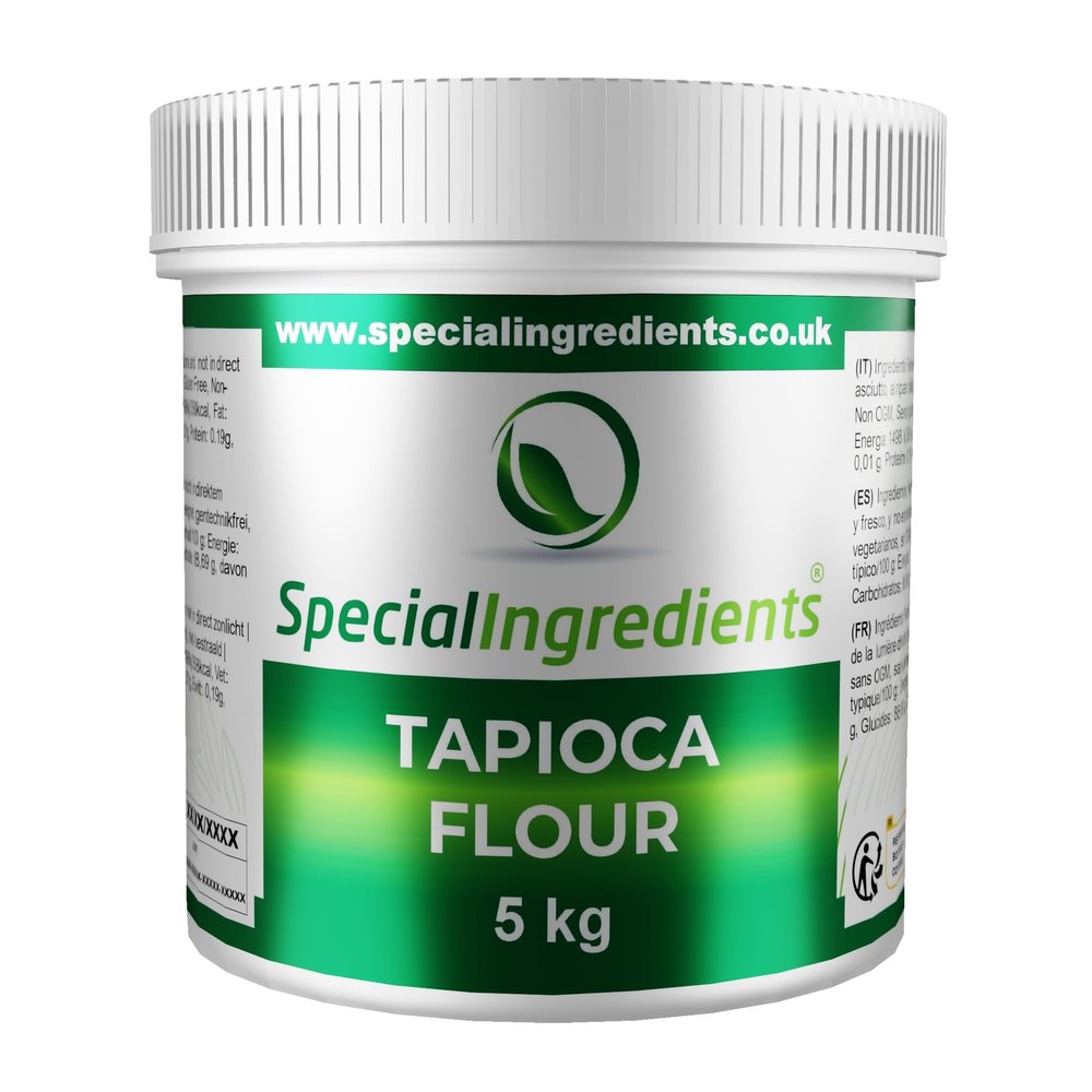 Tapioca Flour/Tapioca Starch 5kg Premium Quality, Non-GMO, Gluten Free  Recyclable Container