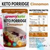 Groovy Keto Cinnamon Breakfast Porridge | 2.5g net carbs | Low Carb Porridge Alternative | Keto Friendly, Diabetic Friendly, Grain Free (280g (1 Pack)) view 3