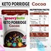 Groovy Keto Cocoa Breakfast Porridge | 2g net carbs | Low Carb Porridge Alternative | Keto Friendly, Diabetic Friendly, Grain Free (280g (1 Pack)) view 3