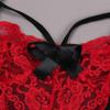 HDZHI Garter Belts and Women's Garters Sexy Women Lingerie with Thong Open Back Lingerie Nightwear Costumes-Red_XL view 4