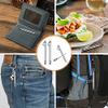 4 Reusable Metal Toothpicks Set - Titanium and Stainless Steel Portable Mini Set (2 Long & 2 Short, Blue) for Household and Outdoor Use view 3