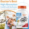 Doctor's Best, High Absorption CoQ10 with BioPerine, 100 mg, 120 Vegan Capsules, Vegetable, Coenzyme Q10, Laboratory-Tested, Gluten-Free, Non-GMO view 2