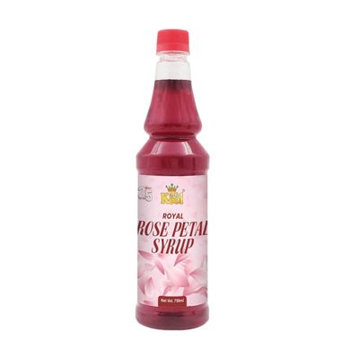 Mr. Kool Rose Petal Syrup 750 ml Falooda Syrup Gluten Free Rose Syrup 100% Vegan Low Fat A Perfect Drink For House Parties, Picnics, Everyone's Delight Sharbat Syrup