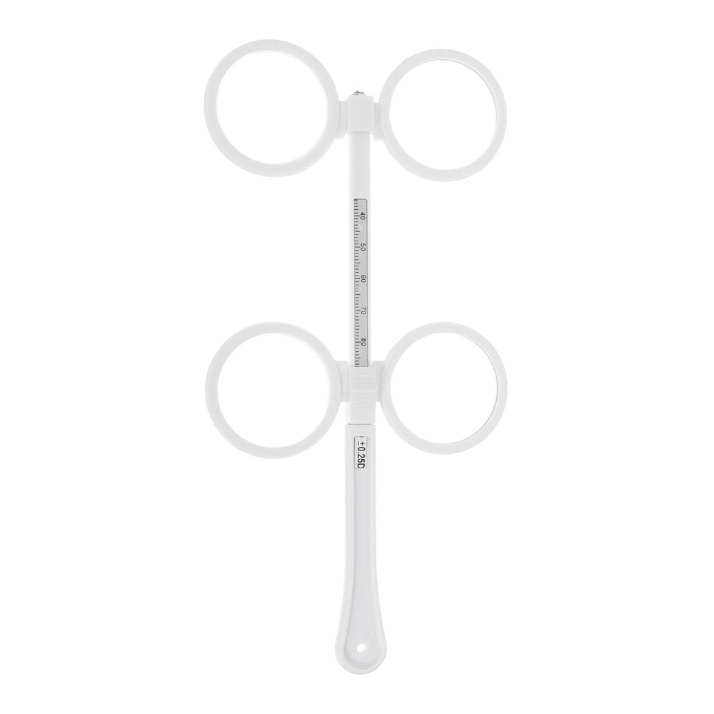 iplusmile 25 Adjust Optical Flipper Optometry Plastic Flip Trial Lens 2 Lens PD Scale