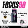 FOCUS90 Caffeine Shot - by Soccer Supplement - 200mg Caffeine, 60ml Pre Workout Shot, Great Tasting Berry Flavour, Informed Sport Tested view 2
