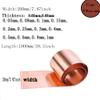 Jonoisax Pure Copper Foil Metal Copper Sheet Plate Cut Material Rolls- General Use DIY Or Contractors 200 * 1000Mm,0.3mm*200mm*1000mm view 2