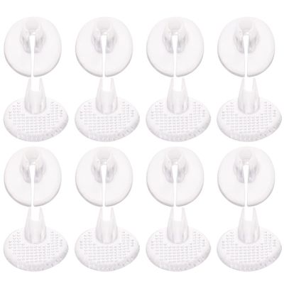 minkissy 8Pairs Silicone Thong Sandal Flip Gel Cushions Pad for Thong Sandal Flip Flop Gel Inserts Guards Insoles Shoes Grip Pads
