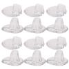 minkissy 8Pairs Silicone Thong Sandal Flip Gel Cushions Pad for Thong Sandal Flip Flop Gel Inserts Guards Insoles Shoes Grip Pads view 2