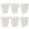 White Popcorn Boxes for Party, Pack of 24. view 1