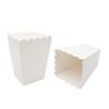 White Popcorn Boxes for Party, Pack of 24. view 3