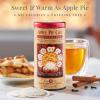 The Republic of Tea Apple Pie Chai Herbal Tea, 36 tea bags in a storage tin - caffeine-free chai with apple, rooibos, ginger root and cinnamon view 2