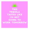 Slant Party Supplies - Paper Napkins Disposable Cocktail Napkin Set, 5" x 5", This Tequila Tastes view 1