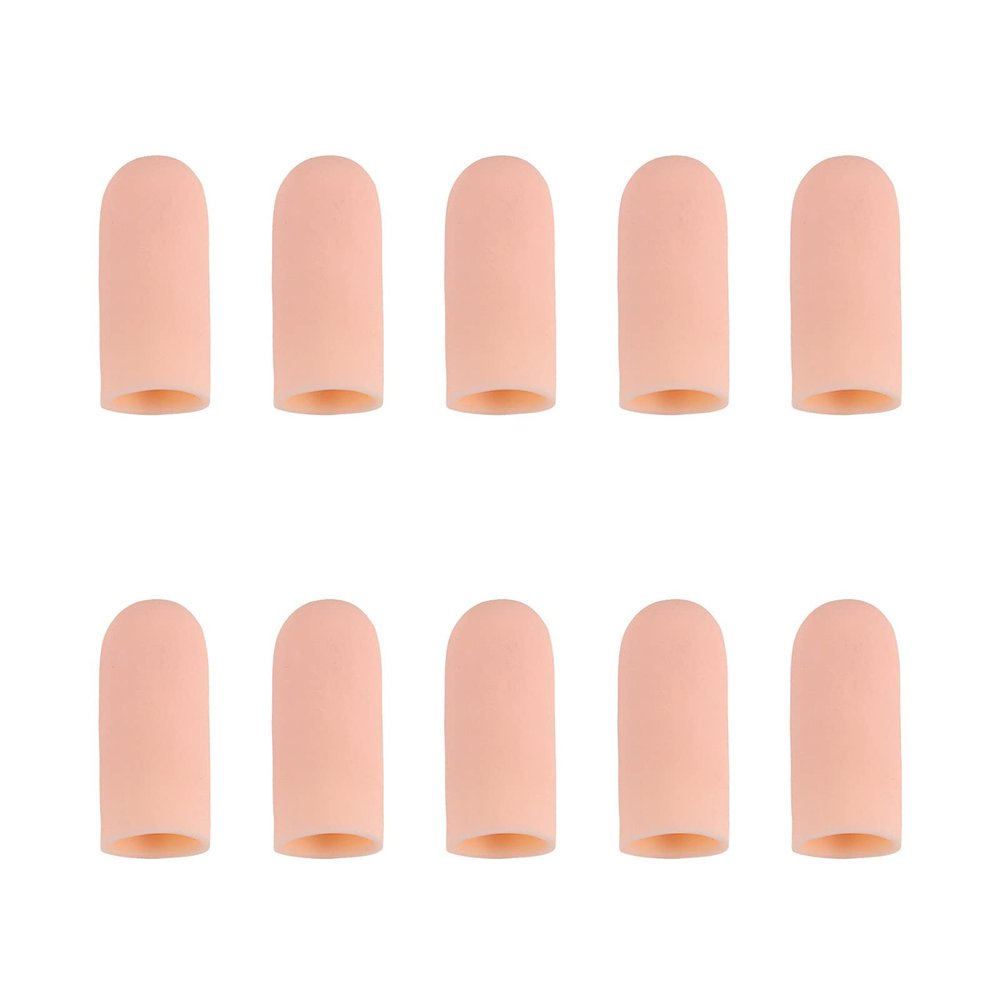 10 Pcs Toe Straightener Bunion Corrector Quickly Alleviating Pain After Yoga and Sports Activities Close Your Mouth Bright Flesh SEBS