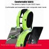 Airbag Vest Motorcycle Reflective Vest High Brightness Reflective Belt Lined 3D Mesh Material, Breathable (M-2XL, No CO2 Ink Cartridge) (Color : Green, Size : M) view 3