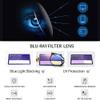 Anti-Blue Light Cat's Eye Reading Glasses for Men, Pure Titanium Frame HD Resin Lens/Anti-Fatigue Reader +1.0 To +3.0 Diopter,Black,+3.00 view 2