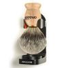 Anbbas Badger Hair Shaving Brush with Wall Mounted Brush Holder Shaving Set for Traditional Shaving view 1