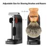 Anbbas Badger Hair Shaving Brush with Wall Mounted Brush Holder Shaving Set for Traditional Shaving view 4