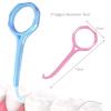 HRASY Oral Care Disassembly Kit/7pcs Including 1 Retainer Case With Mirror and Vent Holes | 1 Aligner Remover Tool | 4 Elastic Rubber Bands Placers | 1 Cleaning Brush (Pink) view 3