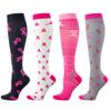 Compression Socks Women and Men, 20-30mmHg, Best for Nurses, Travel, Pregnancy, Ribbons 4 Pairs, Large view 1