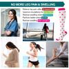 Compression Socks Women and Men, 20-30mmHg, Best for Nurses, Travel, Pregnancy, Ribbons 4 Pairs, Large view 2