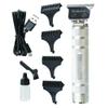 Barbasol Stainless-Steel Rechargeable Zero-Gapped T-Blade Trimmer, Hanging Blade, 3 Guide Combs (1mm, 2mm, 3mm), Men's Facial Hair Trimmer view 3