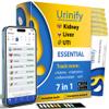 [URINIFY Essential] Mobile App Urine Test Strips and at Home UTI Test Strips, Kidney Test kit at Home, Hydration, Keto Test Strips, pH Test Strips, Liver Test, urinalysis Test, Protein, 6 Strip view 1