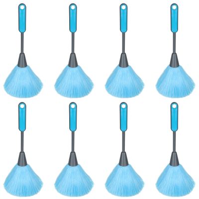 FVIEXE 8PCS 10 Inch Mini Feather Dusters for Cleaning, Small Microfiber Delicate Duster Laptop Computer Keyboard Electrostatic Cleaning Duster Washable, Screen Static Dusting Wand