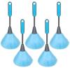 FVIEXE 8PCS 10 Inch Mini Feather Dusters for Cleaning, Small Microfiber Delicate Duster Laptop Computer Keyboard Electrostatic Cleaning Duster Washable, Screen Static Dusting Wand view 3