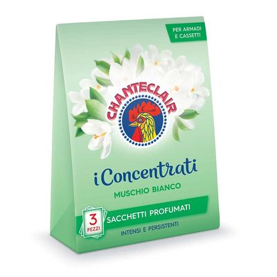 Chanteclair, Scented Bags I Concentrates White Musk - 1 pack of 3 pieces