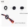 16 Pairs Ear Grip Glasses, Specs | Anti-slip Protector Sunglass, Spectacles| Silicone Ear Piece Hook Eyeglasses Stopper, Retainer, Temple, Tip, Tighter, Holder, non-slip sleeves | Black and White view 3